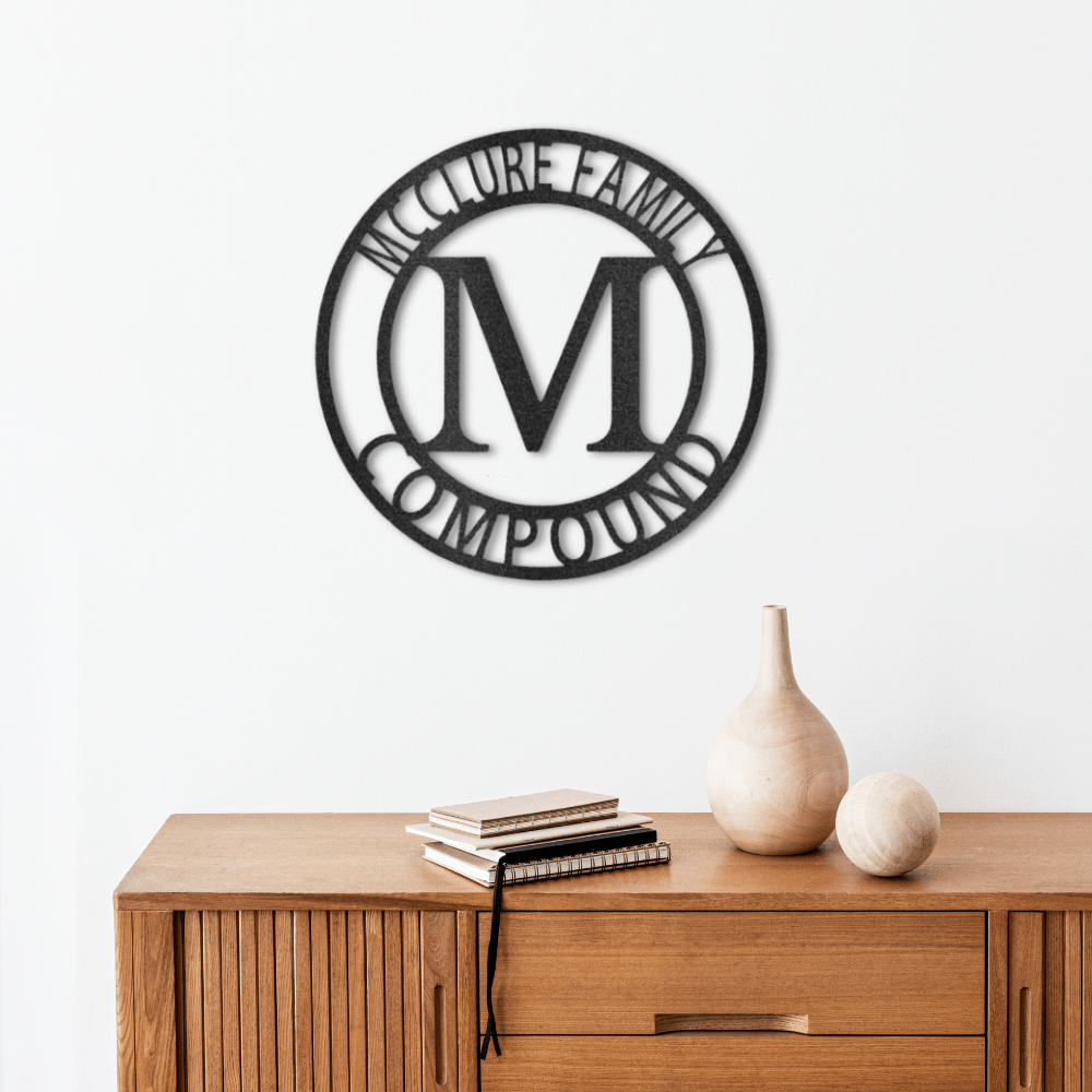 Modern Classic Family Monogram