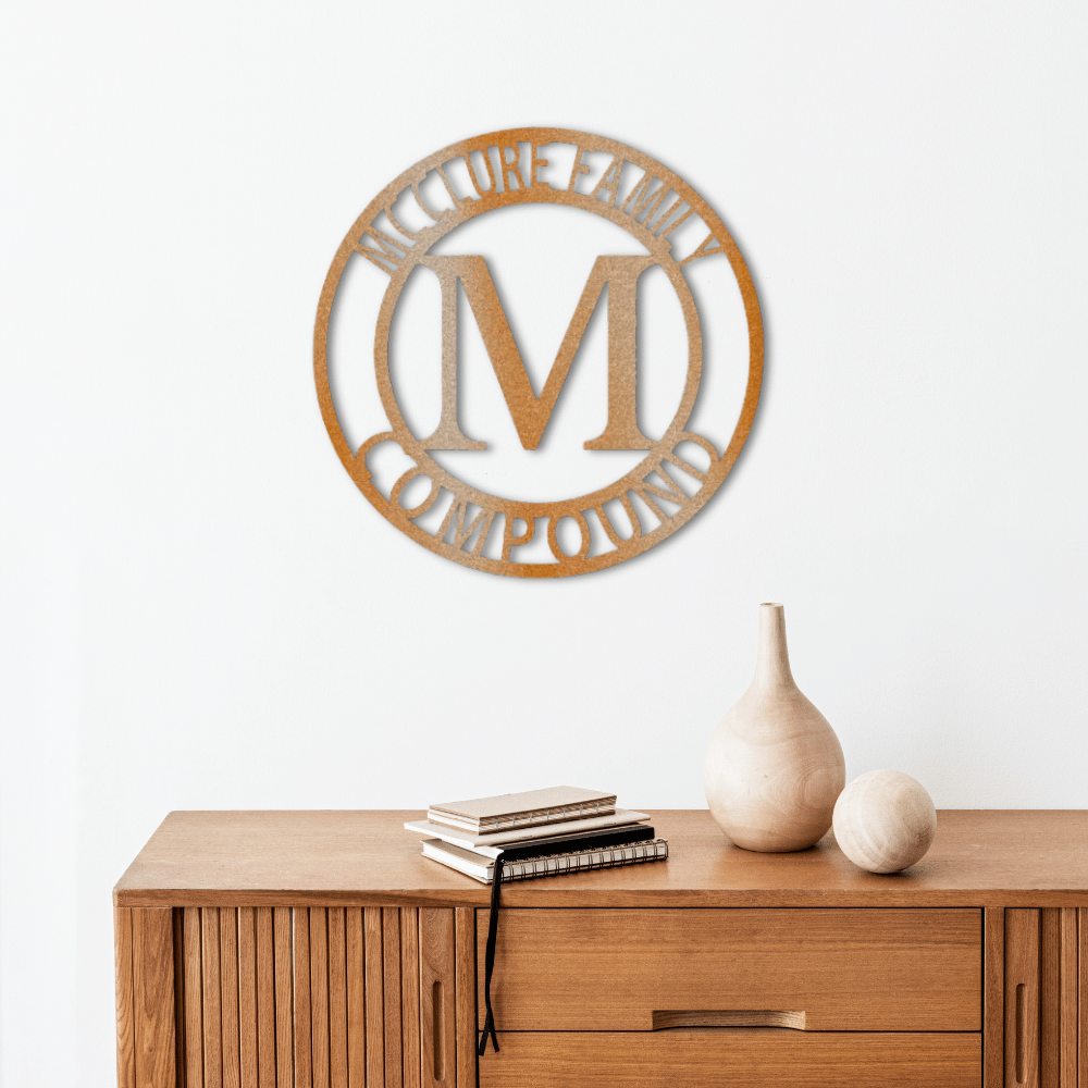 Modern Classic Family Monogram