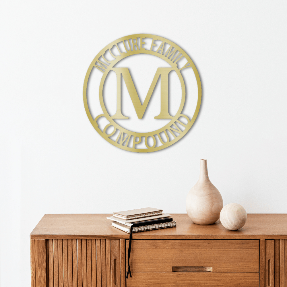 Modern Classic Family Monogram
