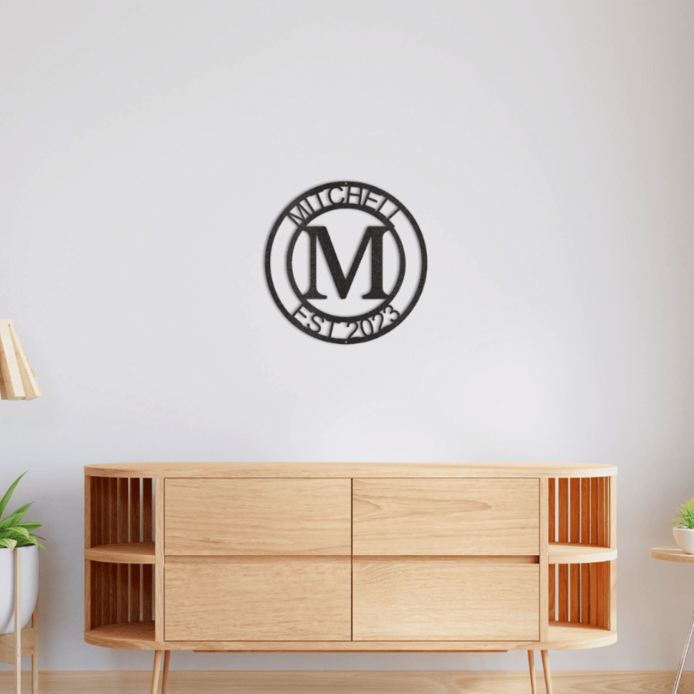 Modern Classic Family Monogram