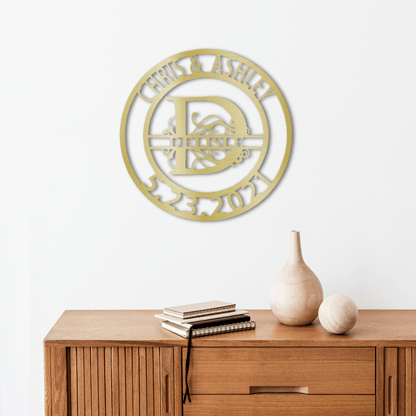 Heritage Split Letter Monogram