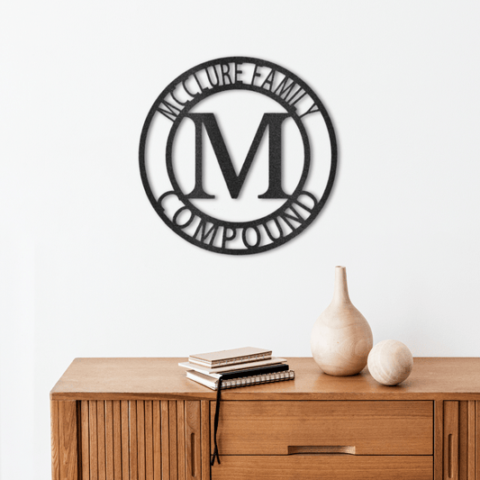 Modern Classic Family Monogram