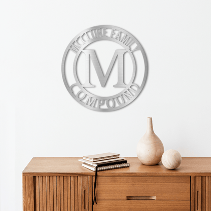Modern Classic Family Monogram